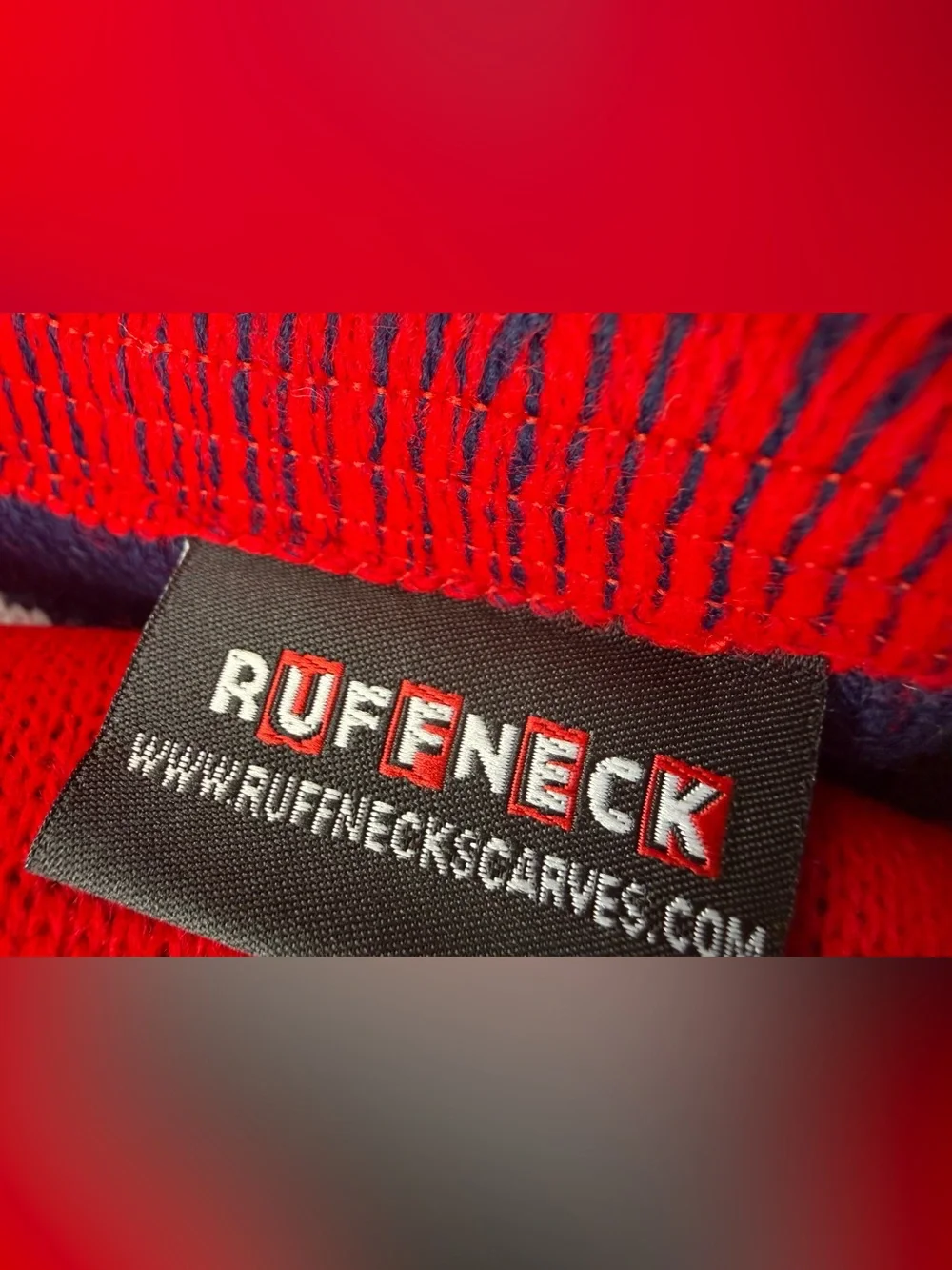 Ruffneck USA Knit Scarf - Red/Navy/White- Insider, NWT